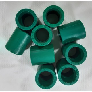 10 cái Măng sông, nối thẳng Phụ kiện Nước Nóng PPR 25 (Măng sông, nối thẳng, ống 25, nước nóng, ppr)