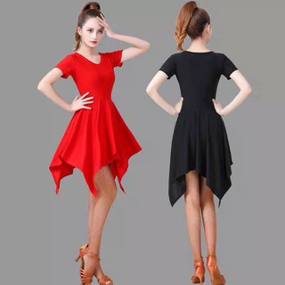 Đầm khiêu vũ latin ngắn tay