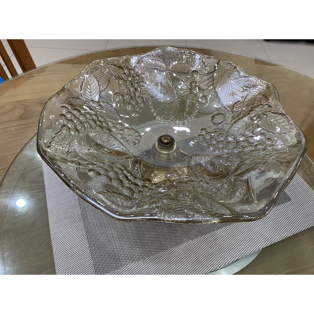 Đĩa Thủy Tinh Đựng Trái Cây, Khay Dĩa Thủy Tinh Chưng Hoa Quả Phong Cách Trung Đông