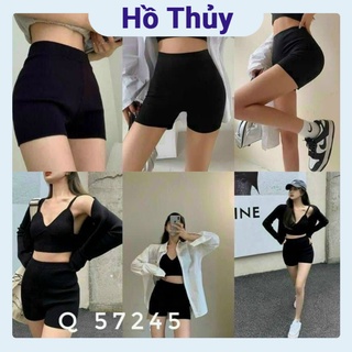 Quần Black Funoff Short - Quần Biker Short Dáng ngắn tôn dáng, mùa hè năng động Kanimi