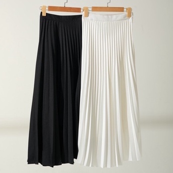 WHITELAZZ | Chân váy xếp li rẻ quạt - Athens Pleated Skirt