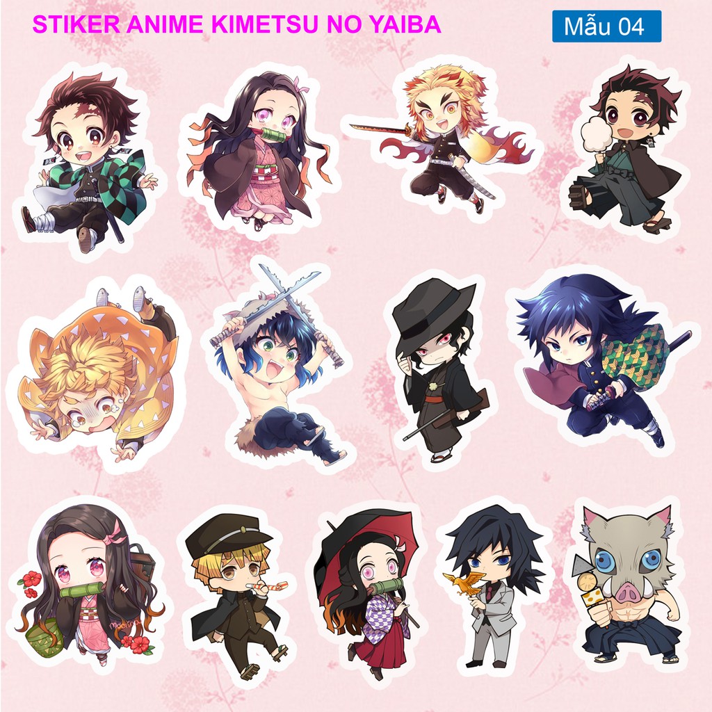 sticker anime manga Kimetsu no yaiba