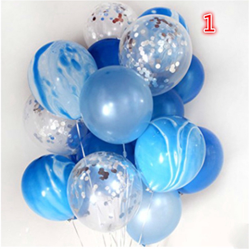 CONFETTI (Giao Hàng Mới Về) Set 20 Bong Bóng 12 Inch Trong Suốt Đính Ngọc Trai Giả Tuyệt Đẹp Trang Trí Tiệc