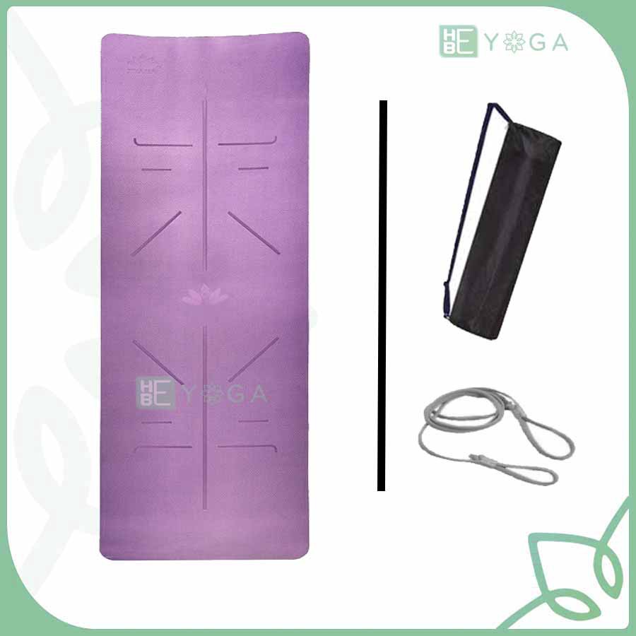 Thảm Tập Yoga Định Tuyến Zera Mat 6mm Cao Cấp Kèm Túi Đựng Thảm