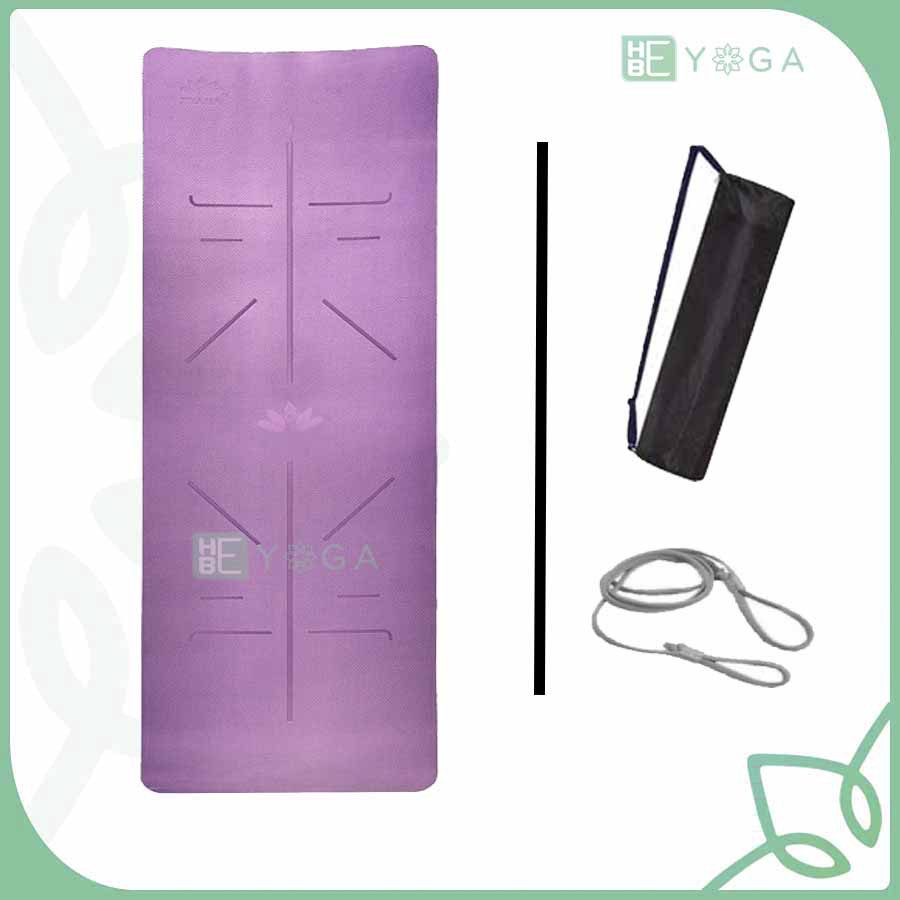 Thảm Tập Yoga Định Tuyến Zera Mat 8mm 1 Lớp Cao Cấp