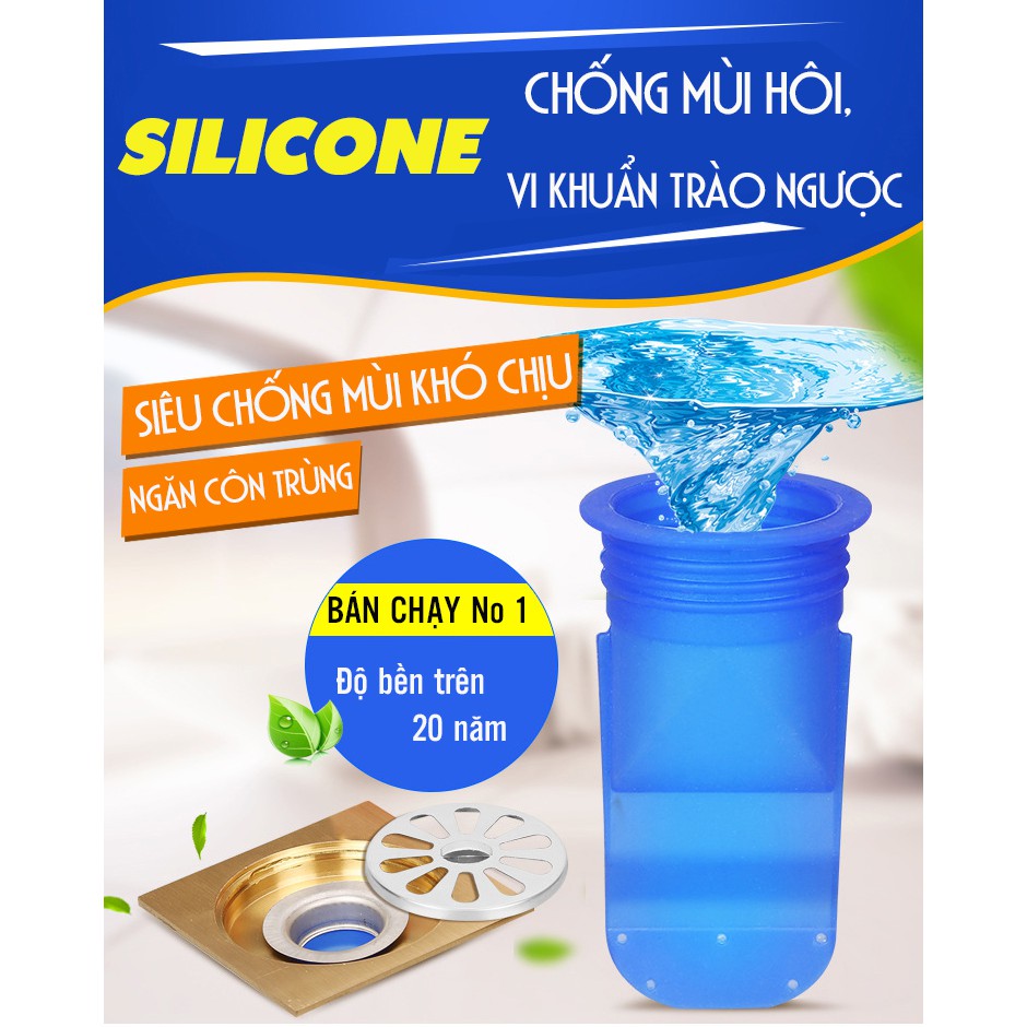 SILICON NGĂN MÙI HÔI CỐNG, BỊT NẮP BỒN RỬA NGĂN MÙI HÔI