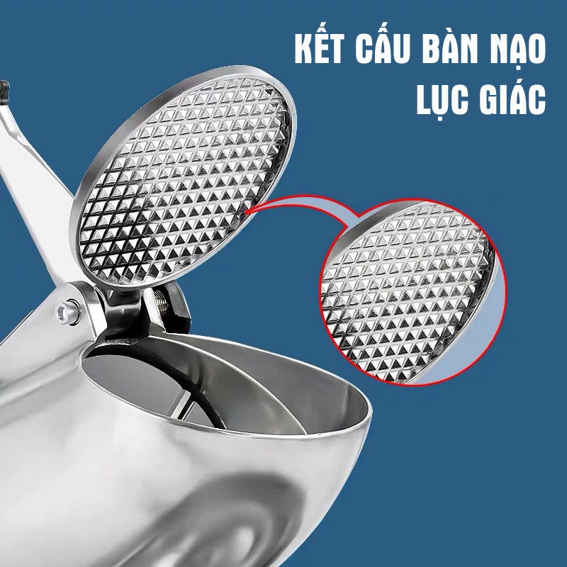 MÁY BÀO ĐÁ TUYẾT 2 lưỡi dao cao cấp - Máy xay đá tuyết HÀNG CHÍNH HÃNG BẢO HÀNH 6 THÁNG