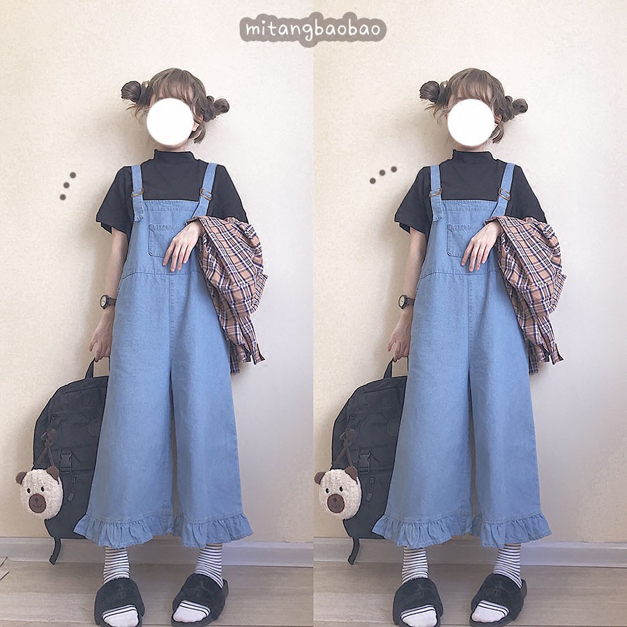 [ORDER] QUần yếm ông rộng Lolita, Ulzzang (có ảnh thật)