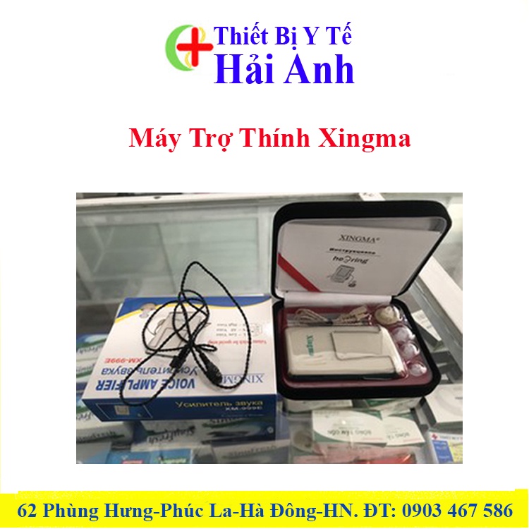 Máy Trợ Thính Xingma Có Dây Và 10 Dây Rời Thay Thế