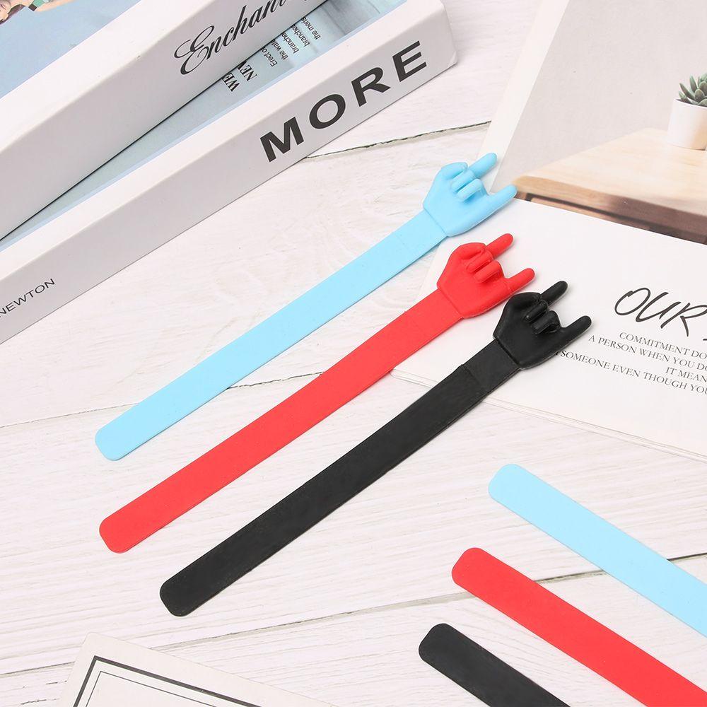 PINEVN Bookmark Hình Ngón Tay Bằng Silicone Thiết Kế Sáng Tạo Dễ Thương