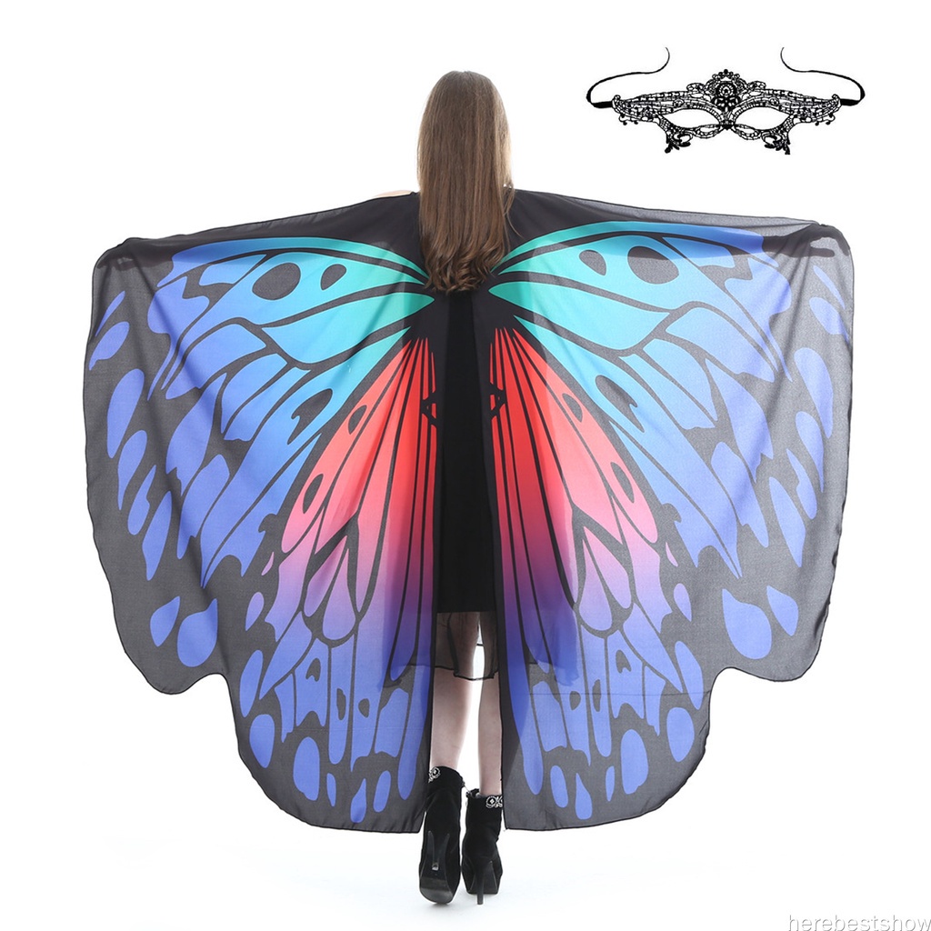 Mặt nạ hóa trang hình bướm bằng polyester thoải mái cho nữ
 | BigBuy360 - bigbuy360.vn