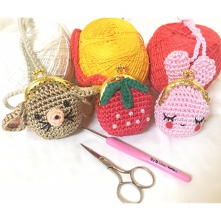 Túi đựng tỏi cho bé hình chuột có khung khoá