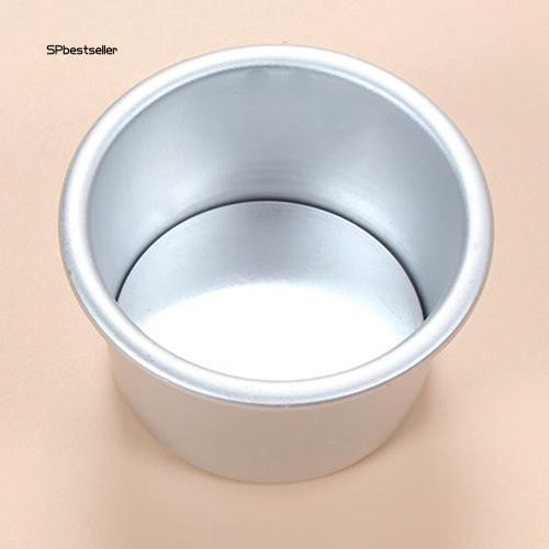 Bộ 5 Khuôn làm bánh dáng tròn 2.5 inch đáy có thể tháo rời tiện lợi