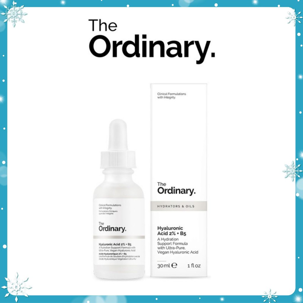 [MẪU MỚI NHẤT] Cấp ẩm hồi phục Hyaluronic Acid 2% + B5 - The Ordinary [ĐỦ BILL]