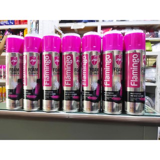 Chai Xịt Bọt Vệ Sinh Ghế Da - Nội Thất Ô Tô Flamingo F002 650ml - Chính Hãng