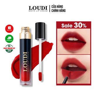 Son kem lì màu đỏ đậm 5g vỏ tròn đen Loudi 3001ĐĐ chính hãng