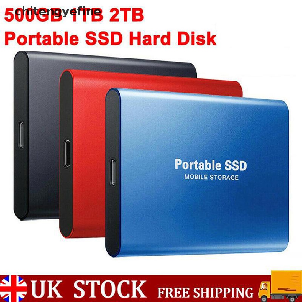 Ổ cứng di động 4TB/2TB/1TBGB Type C USB3.1 SSD tiện dụng