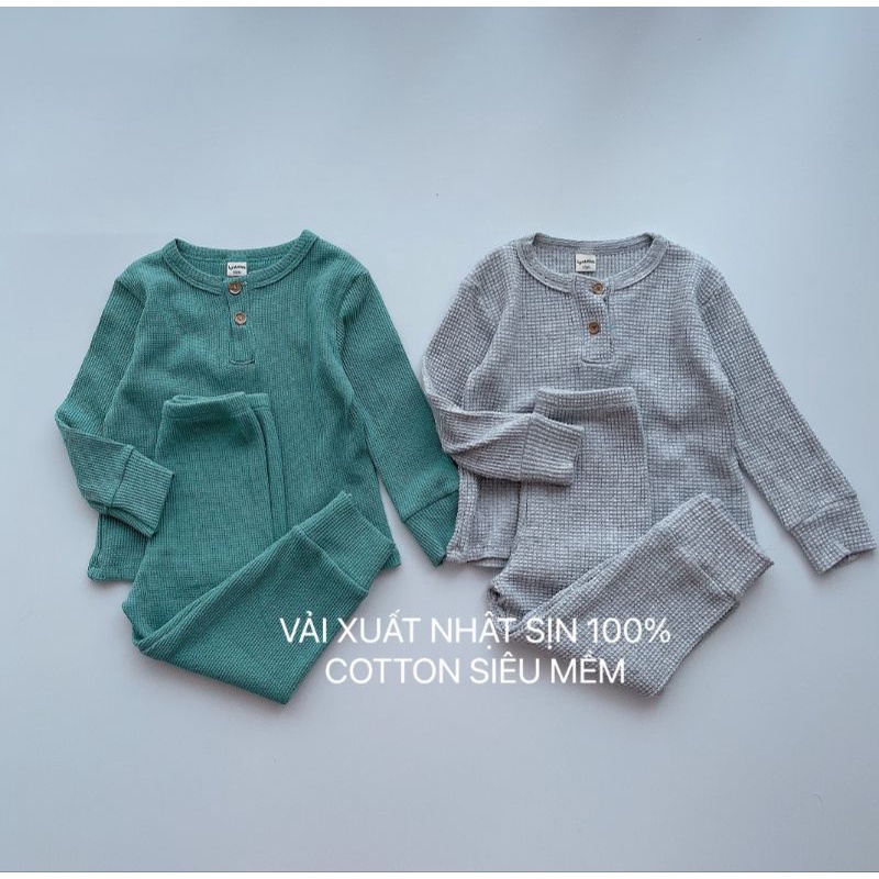 SÉT 2 BỘ COTTON XUẤT NHẬT SIÊU MỀM CHO BÉ
