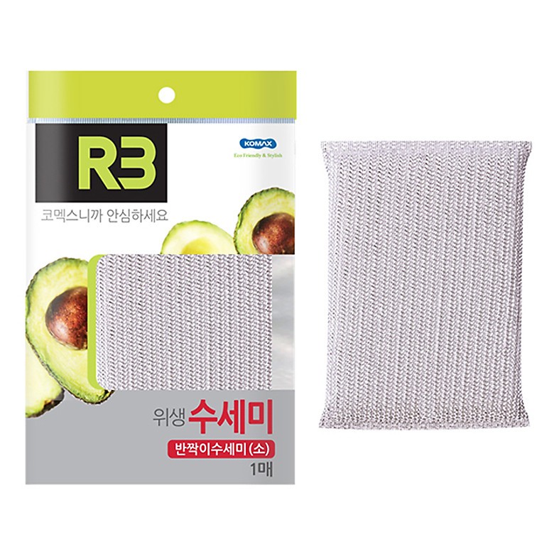 Miếng rửa chén Komax Hàn Quốc Cao su xốp thiên nhiên, Độ bền cao hơn