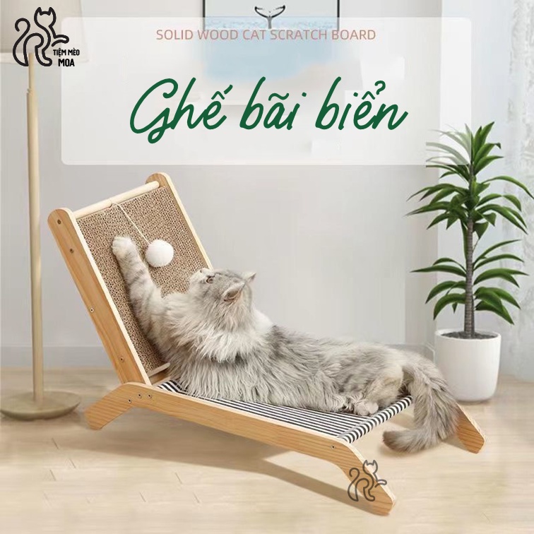 Ghế bãi biển cho mèo cưng - Bàn cào cho   - Tiệm Mèo Moa