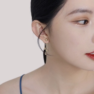 Bông tai dáng dài thiết kế đơn giản phong cách Hàn Quốc