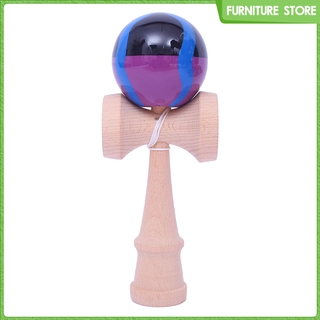 [Wishshopeelxj] Gỗ 3 Cốc 7 Inch, Trò Chơi Truyền Thống Nhật Bản Đen Và