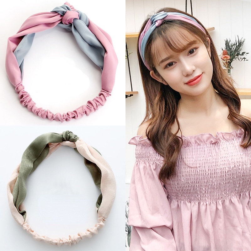 Băng đô cài tóc rửa mặt mỏng đa năng thời trang Hàn Quốc