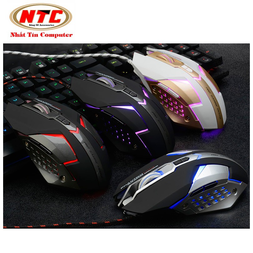 Chuột game cao cấp Led đa màu Azzor DZ5-DPI 3200