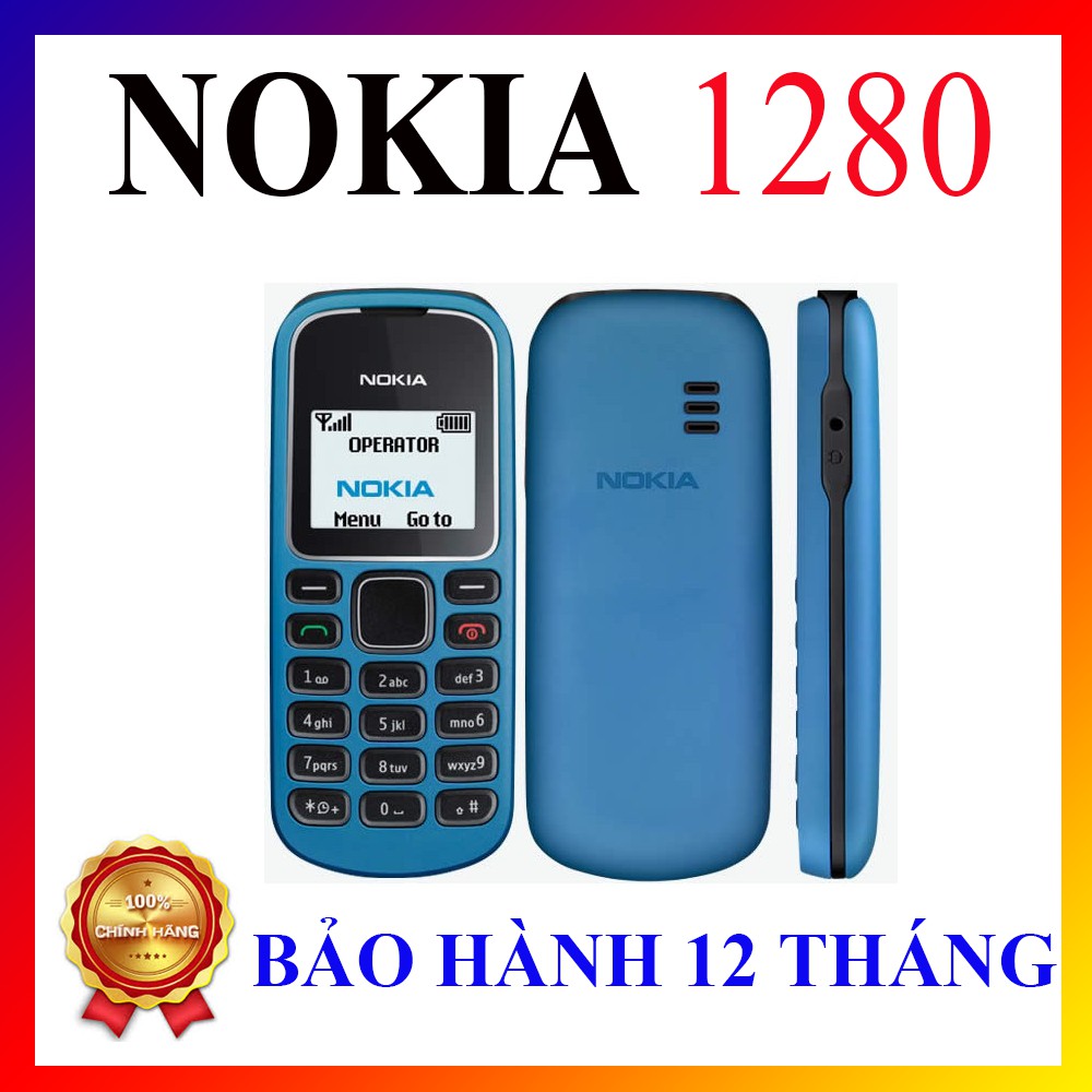 [SALE SỐC] Điện Thoại NOKIA 1280 Zin CHÍNH HÃNG,Pin Trâu, Bảo Hành 24 Tháng