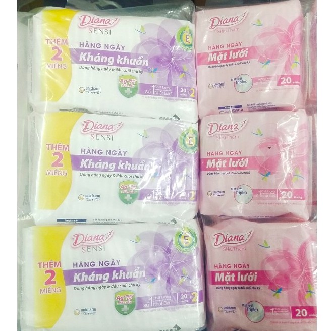 Băng vệ sinh Diana các loại