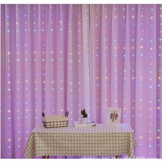 Đèn led thả rèm mưa rơi/ thác nước - đèn nháy thả mành, trang trí, decor, lễ tết, noel, sinh nhật