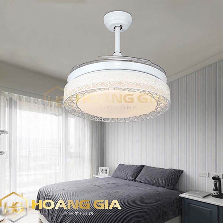 Quạt Trần Đèn 🌟Quạt Trần Phòng Khách A8701🌟Cánh Cụp Cánh Xòe Có 3 Chế Độ Ánh Sáng Sang Trọng 🌟 Điều Khiển Từ Xa | BigBuy360 - bigbuy360.vn