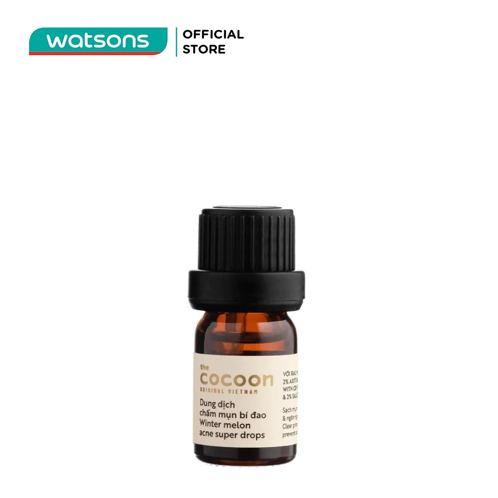 [Mã FMCGMALL giảm 8% đơn từ 250K] Dung Dịch Chấm Mụn Bí Đao Cocoon Winter Melon Acne Super Drops Ngăn Ngừa Mụn 5ml