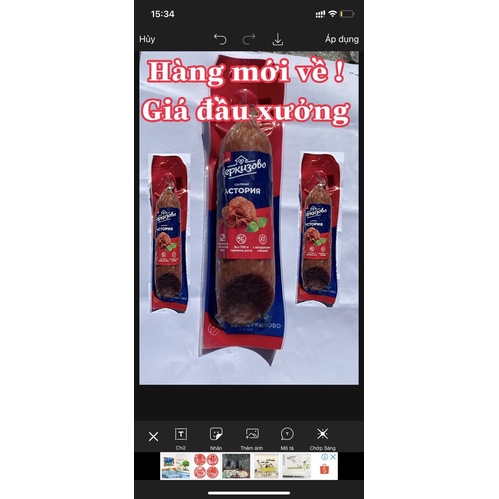 Salami 225g nhập khẩu Nga