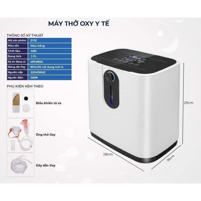 Máy tạo OXY Queencrown ZY-1Z