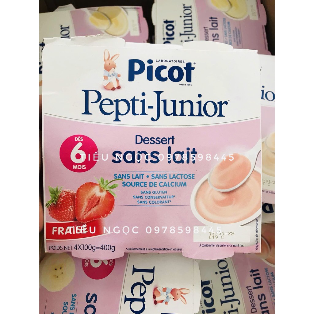 Váng gạo Picot Pháp cho bé dị ứng đạm sữa bò 6m.Đủ bill