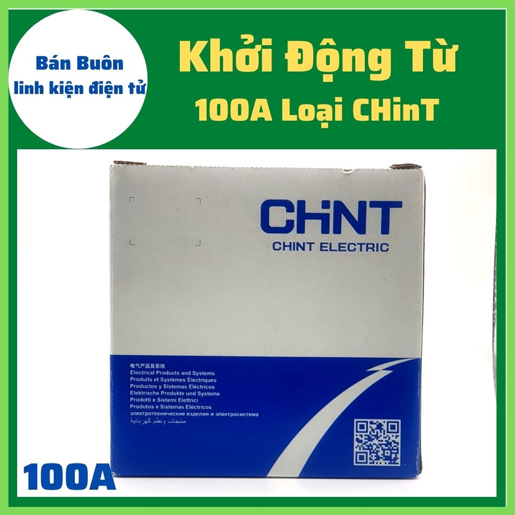 Khởi động từ 100A 220V loại CHiNT, Khởi 100A, NXC-100
