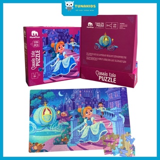 Tranh xếp hình cho bé, xếp hình công chúa 126 mảnh ghép MyndToys bằng giấy cao cấp giúp bé sáng tạo