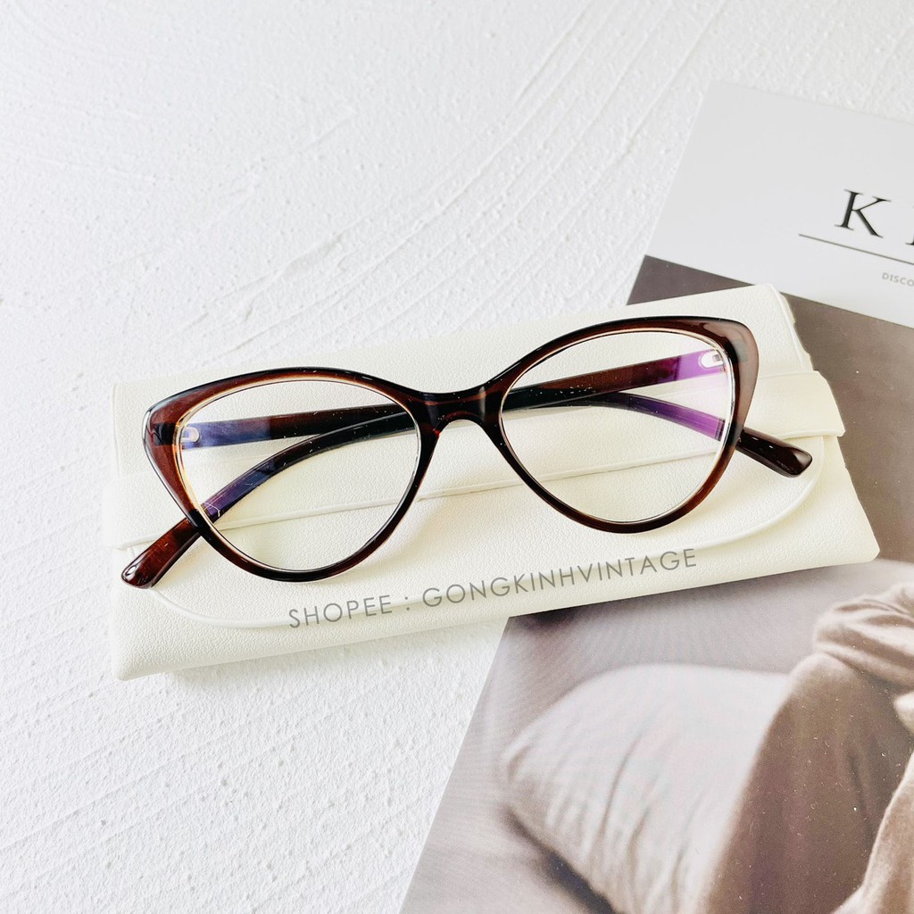 Gọng kính cận nữ ⚡𝑭𝑹𝑬𝑬𝑺𝑯𝑰𝑷⚡ mắt mèo nhựa dẻo Fiveminutes 2383 nhiều màu siêu xinh, lắp được cận từ 0-6 độ | BigBuy360 - bigbuy360.vn