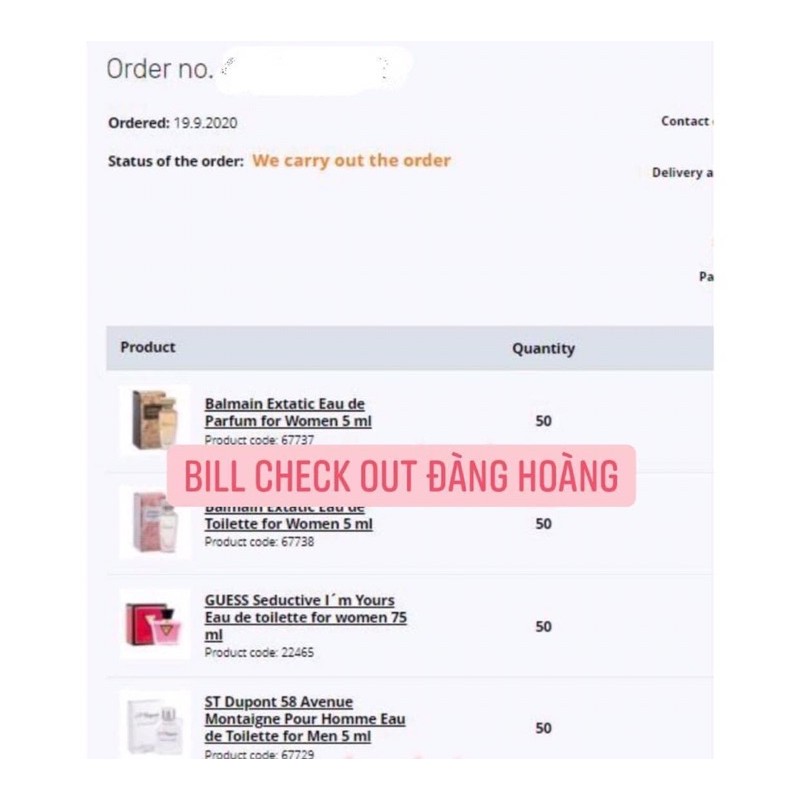 [Có Bill] Nước hoa mini Poland chính hãng | Thế Giới Skin Care