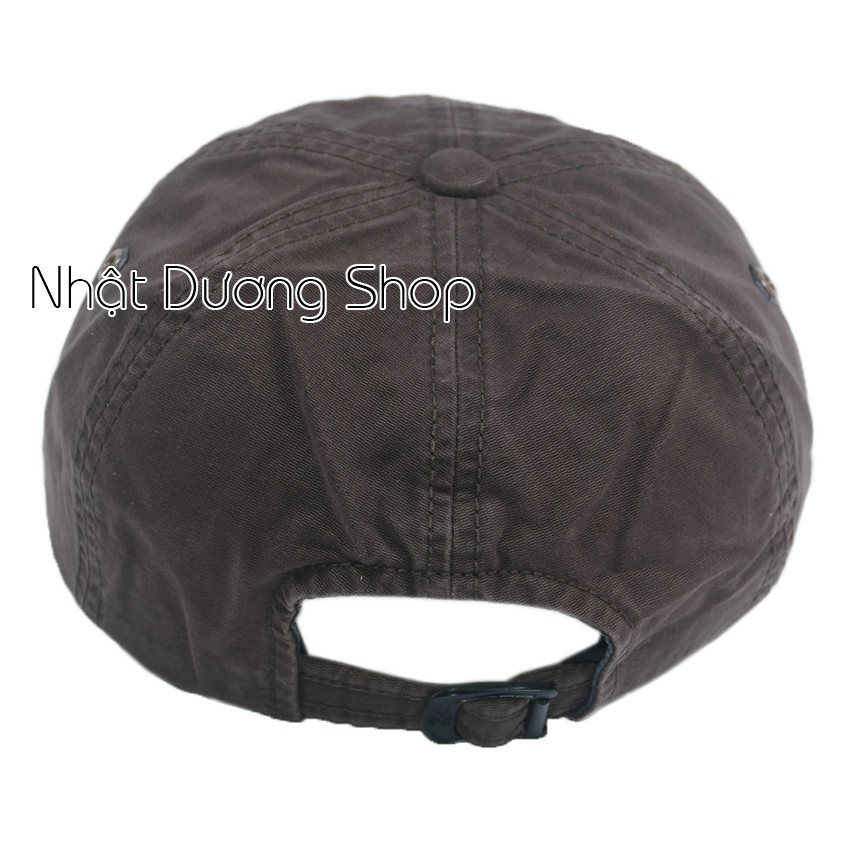 Nón kết nam cao cấp của 7 caps nón lưỡi trai nam với logo chữ Z với chất liệu vải Kaki đóng 4 sò mềm mại