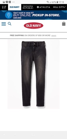 Quần jean legging bé gái