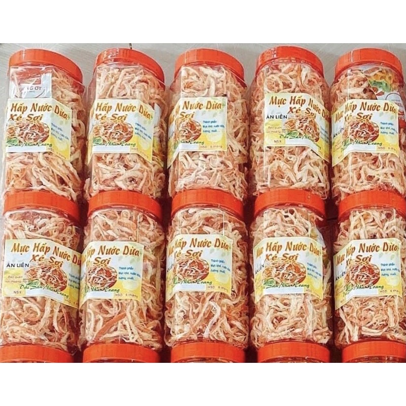 Mực sợi hấp dừa - Đặc sản Nha Trang