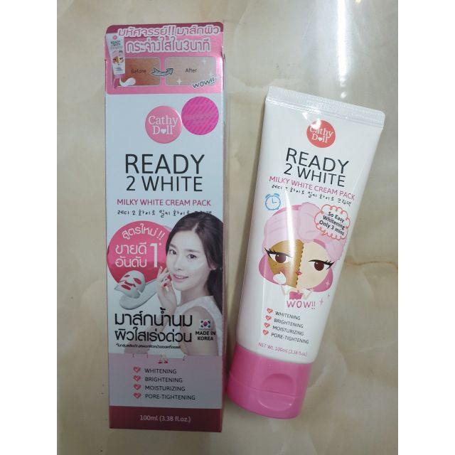 Mặt Nạ Sữa Ủ Cathy Doll Ready 2 wHite Thái Lan