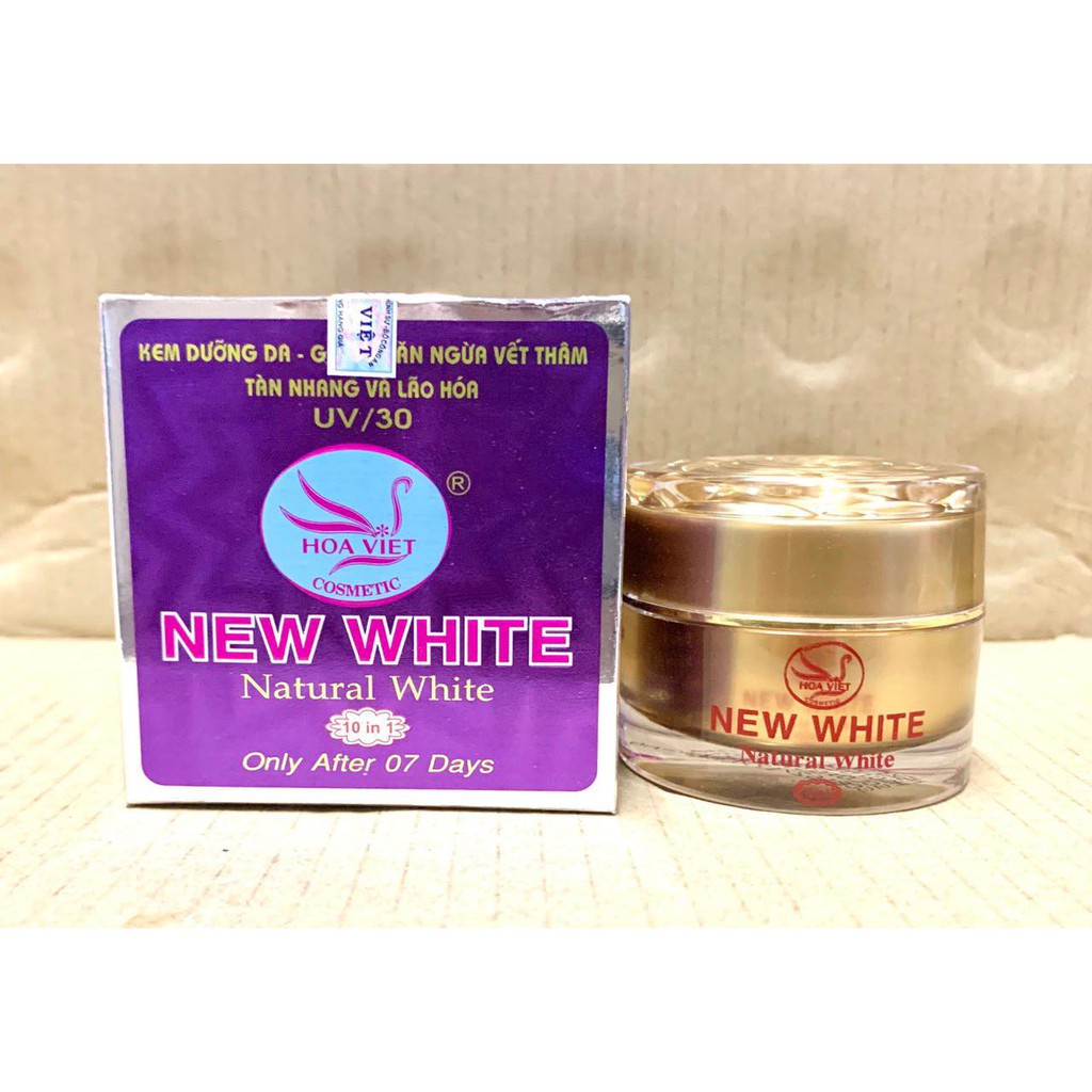 Kem dưỡng da ngăn ngừa vết thâm - nám và tàn nhang - lão hóa da New white UV/30 - new white tím - HX1451