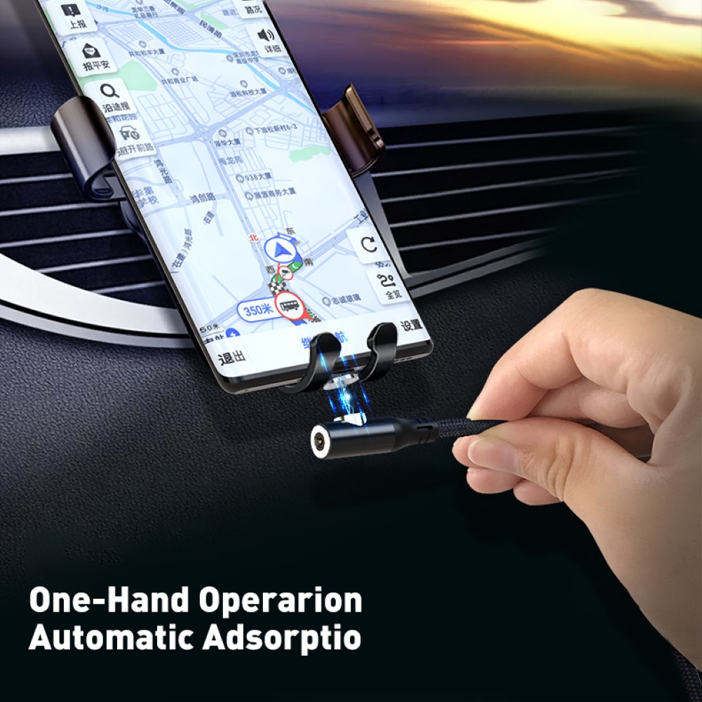 Dây Cáp Sạc Nhanh 5a Qc3.0 Micro-Usb Type-C Có Thể Xoay Được Tiện Dụng