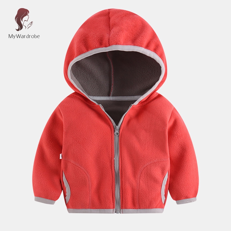 Áo Khoác Hoodie Khóa Kéo Thời Trang Thu Đông Cho Bé