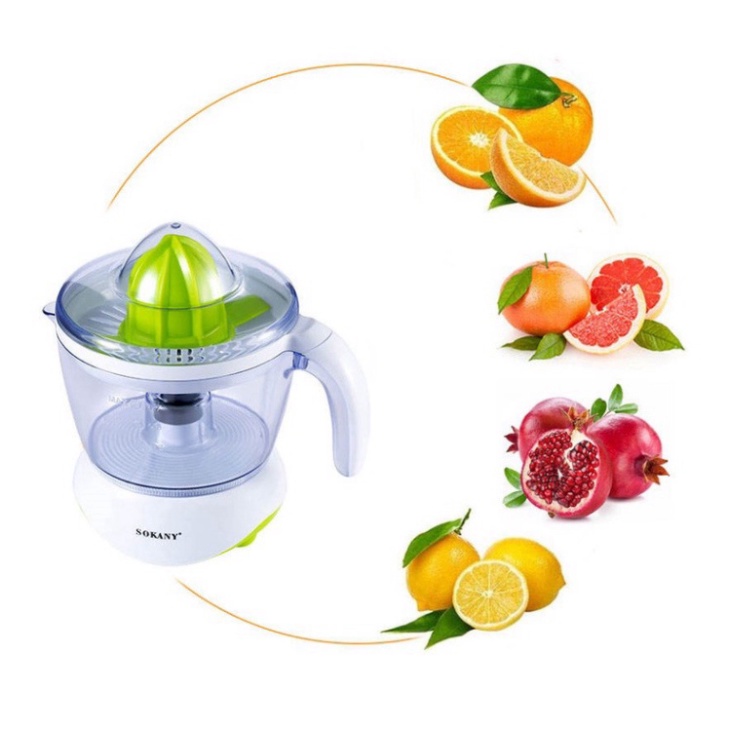 Máy Vắt Cam Đa Năng Sokany Dung Tích 700Ml Cắm Điện, Xoay 2 Chiều Thông Minh, Tháo Lắp Vệ Sinh Dễ Dàng - Free ship
