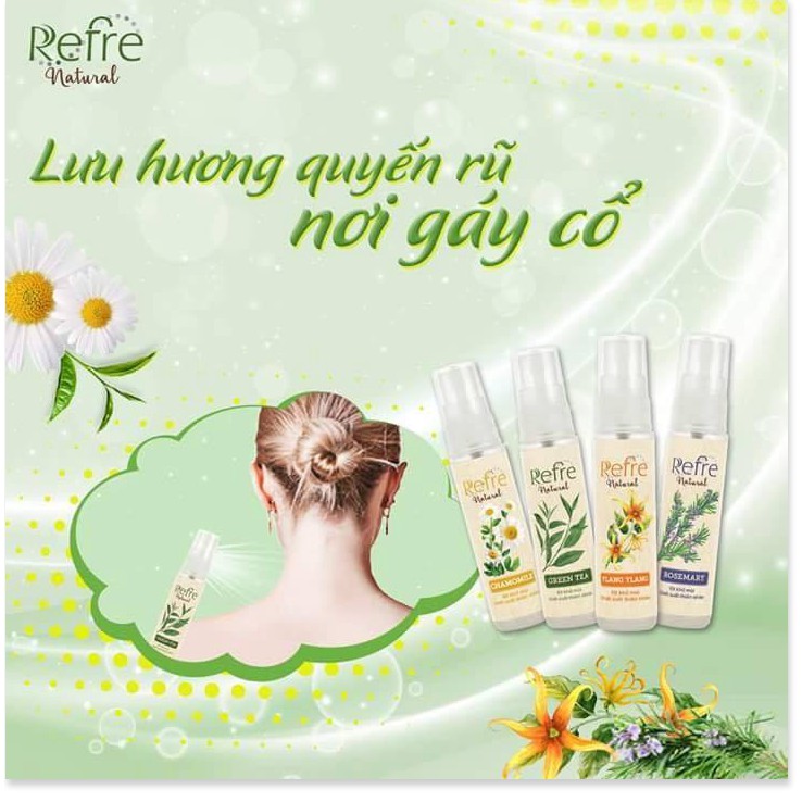 [Mã giảm mỹ phẩm chính hãng] Xịt Khử Mùi Refre Natural 30ml