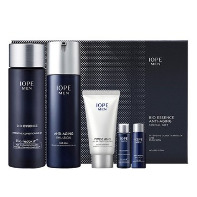 Set 2 chai dưỡng da IOPE chống lão hóa cho nam 145 ml 120ml